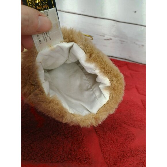 Vintage 24K Gold Polar Puff Plush Teddy Bear Hand Puppet - Picture 5 of 10